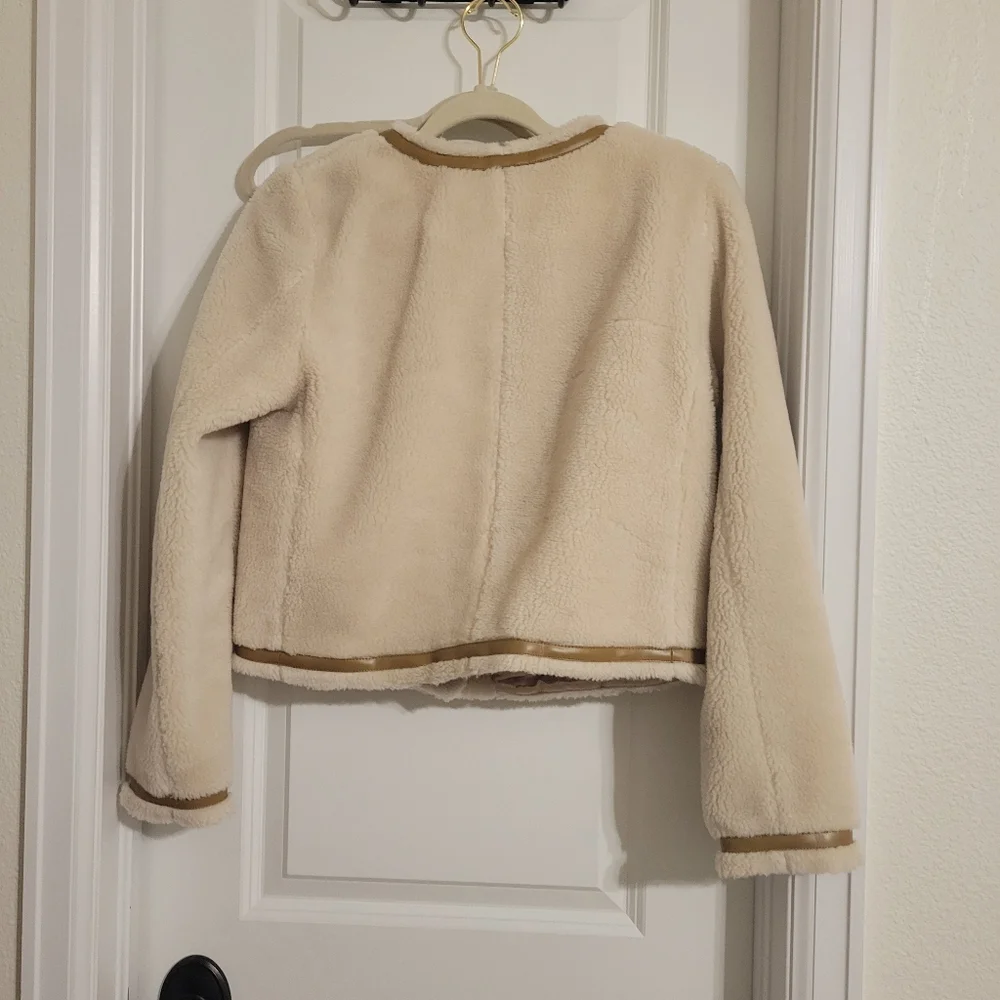 Collection lady jacket in sherpa blend - New With Tags - Size 4 - J.Crew